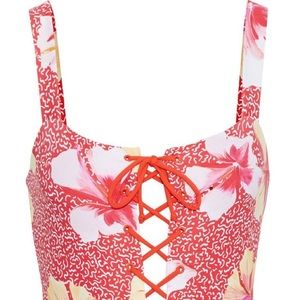 Onia- Raquel One Piece in Hibiscus Red